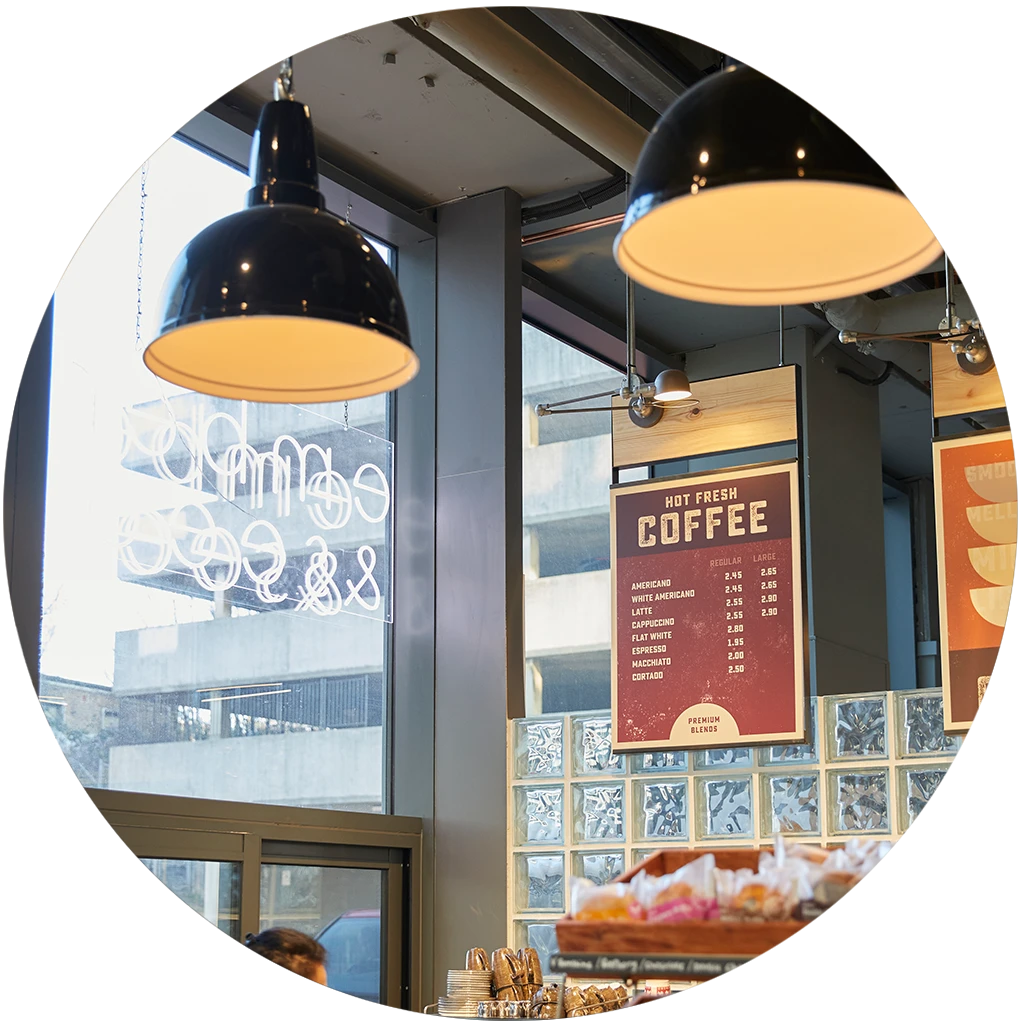 cafe sign