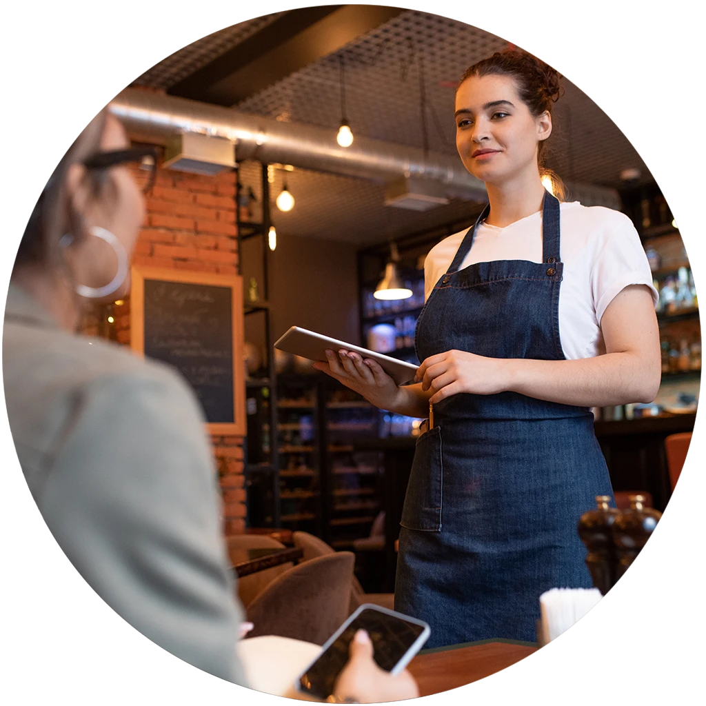 tableside handheld ordering
