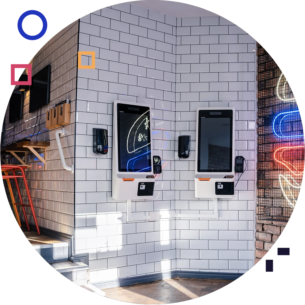 libertine burger self serve kiosks
