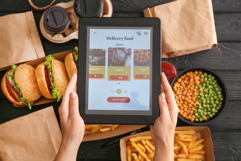 Tablet fast food ordering
